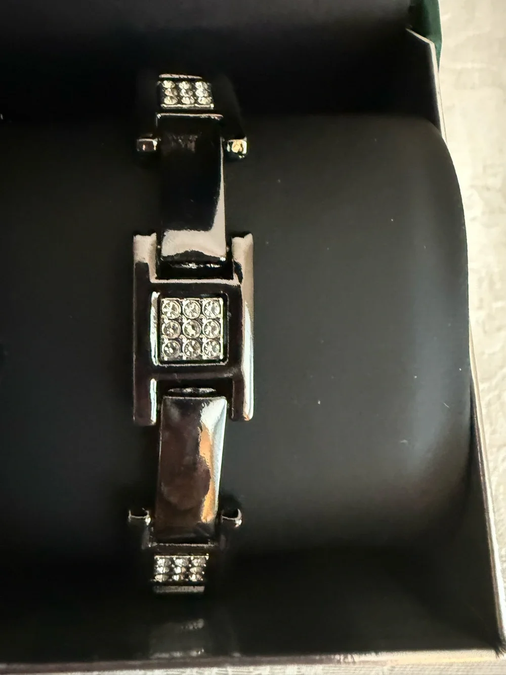 American Exchange Black Men’s Chronograph Watch with Matching Bracelet